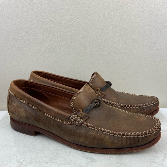 TRASK Men’s Leather SAWYER LOAFER - Picture 6 of 10